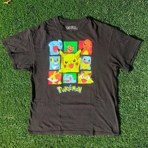 Pokemon Tshirt Black Large